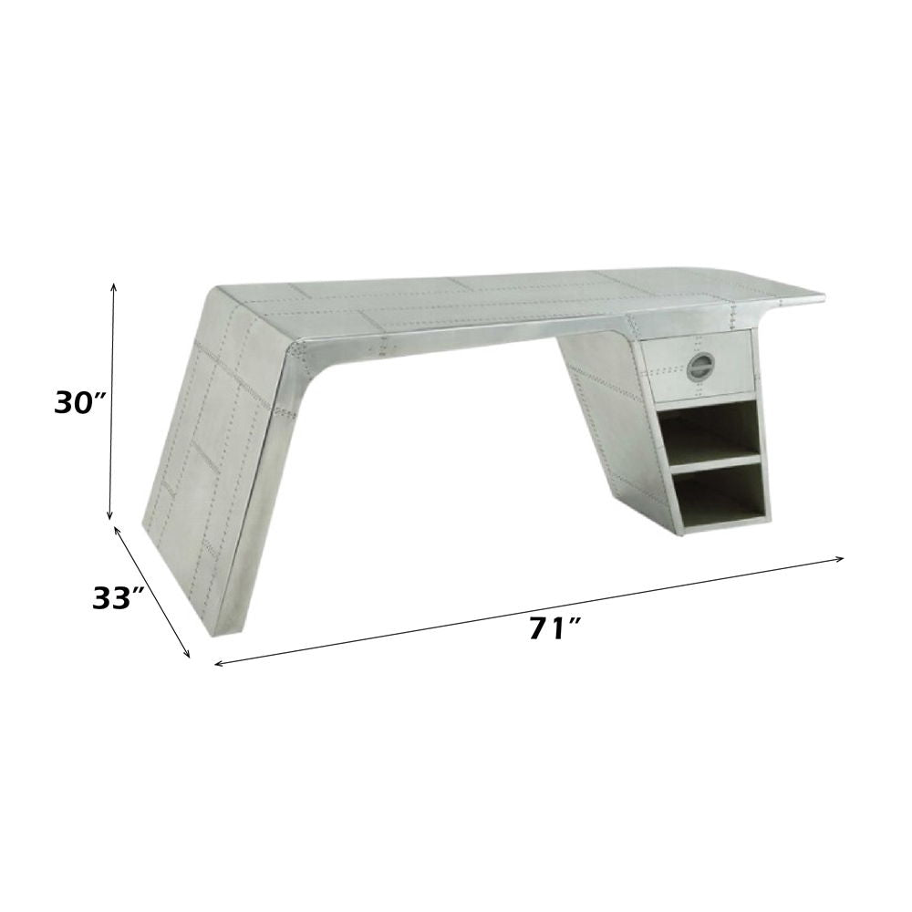 Brancaster - Writing Desk - Metallic