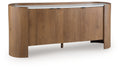 Fitzroy - Accent Cabinet - Brown / White