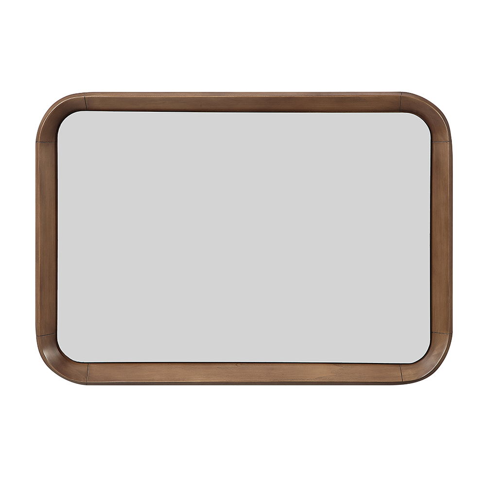 Harvey - Accent Mirror - Walnut