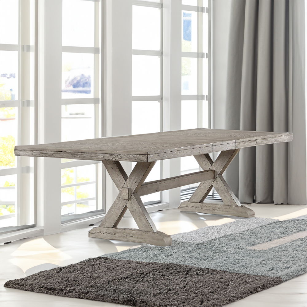 Rocky - Dining Table - Gray Oak