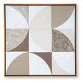 Harelman - Wall Art - Tan / Taupe / White