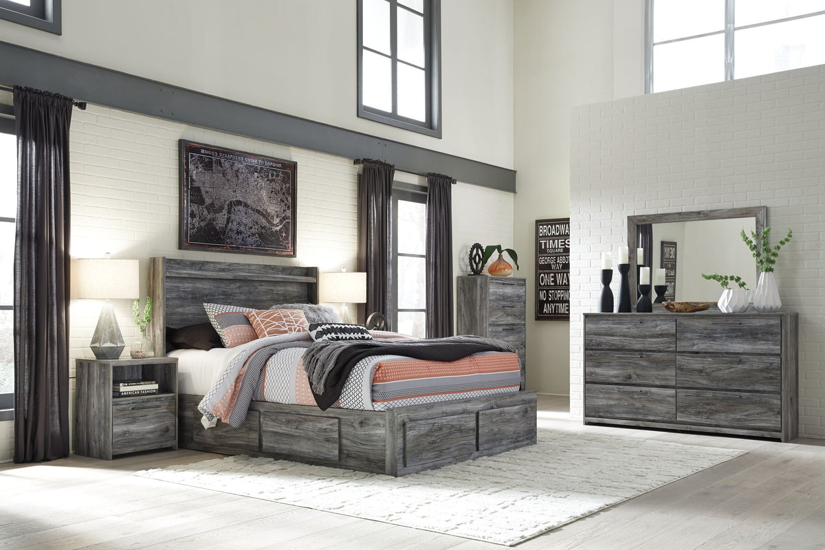Baystorm - Panel Bedroom Set - Gray
