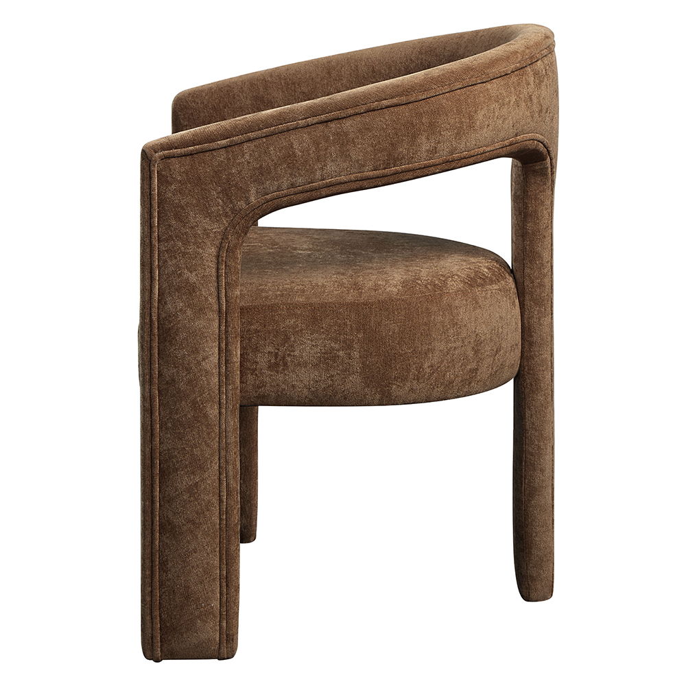 Leonardo - Arm Chair (Set of 2) - Brown Linen