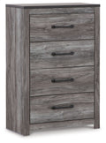 Bronyan - Four Drawer Chest - Dark Gray