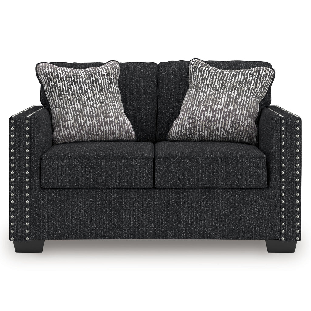 Jasmine Peaks - Loveseat - Coal