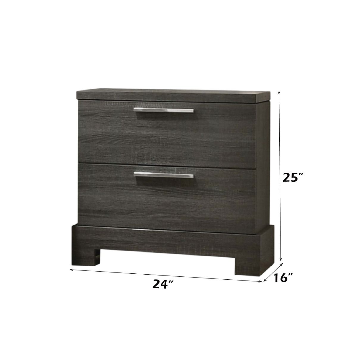 Lantha - Nightstand - Gray Oak