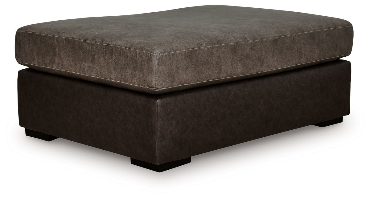 Castille Way - Oversized Accent Ottoman - Fossil