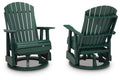 Shell Beach - Swivel Glider Chair - Green