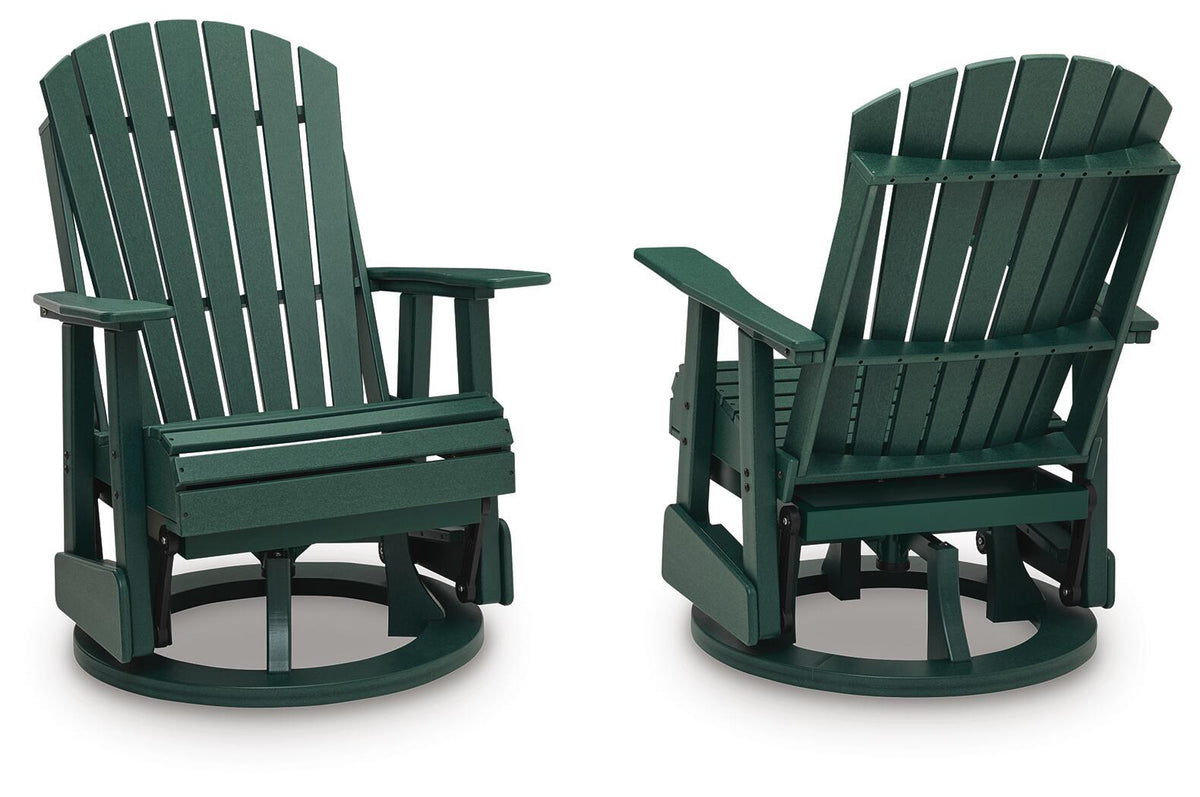 Shell Beach - Swivel Glider Chair - Green