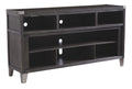 Todoe - LG TV Stand With Fireplace Option - Gray