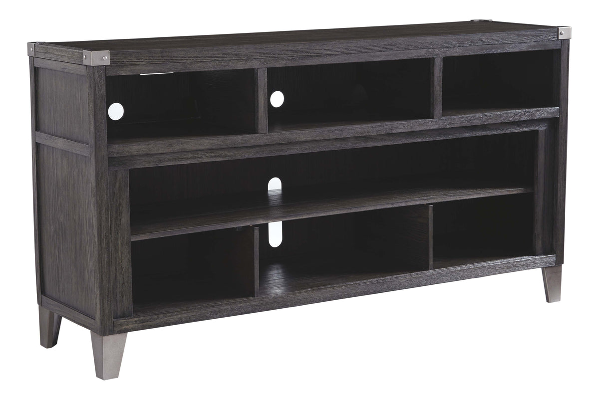 Todoe - LG TV Stand With Fireplace Option - Gray