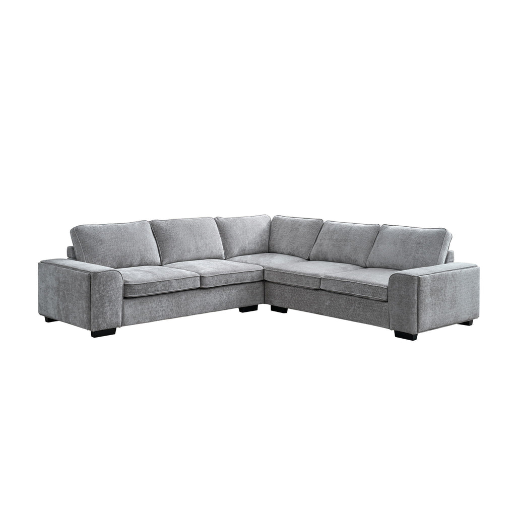 Dayne - 3 Piece Sleeper Sectional - Gray