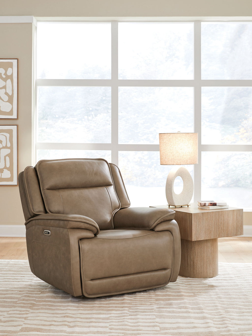 Glencroft - Power Recliner / Adjustable Headrest - Sahara