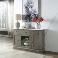 Zumala - Server - Marble Top & Weathered Oak