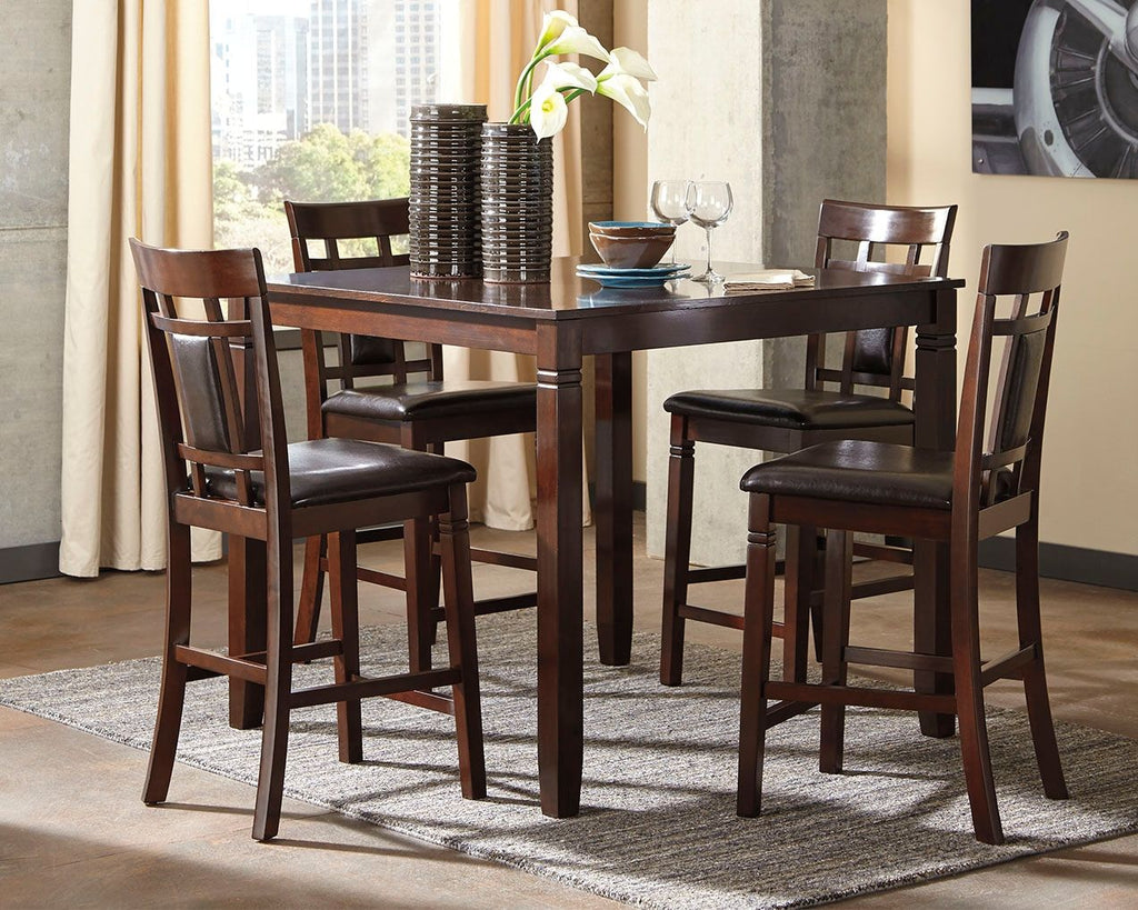 Bennox - DRM Counter Table Set (Set of 5) - Brown
