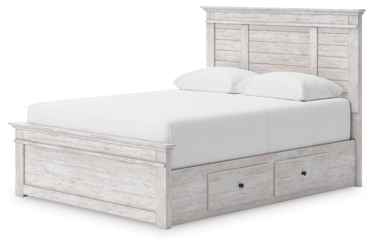 Makidern - Panel Storage Bed
