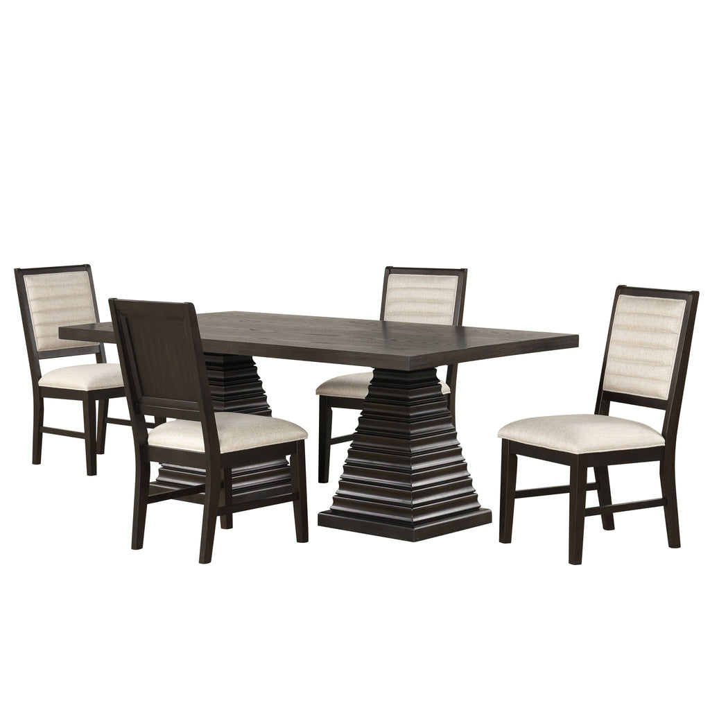 Plateau - 78" Rectangle Dining Table Set