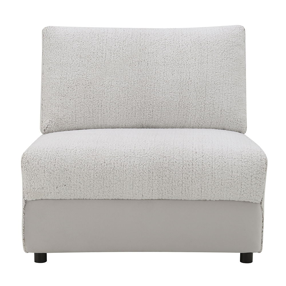 Tarrance - Modular Armless Chair - Gray