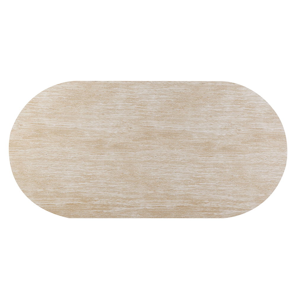 Jirina - Dining Table - Travertine Pattern