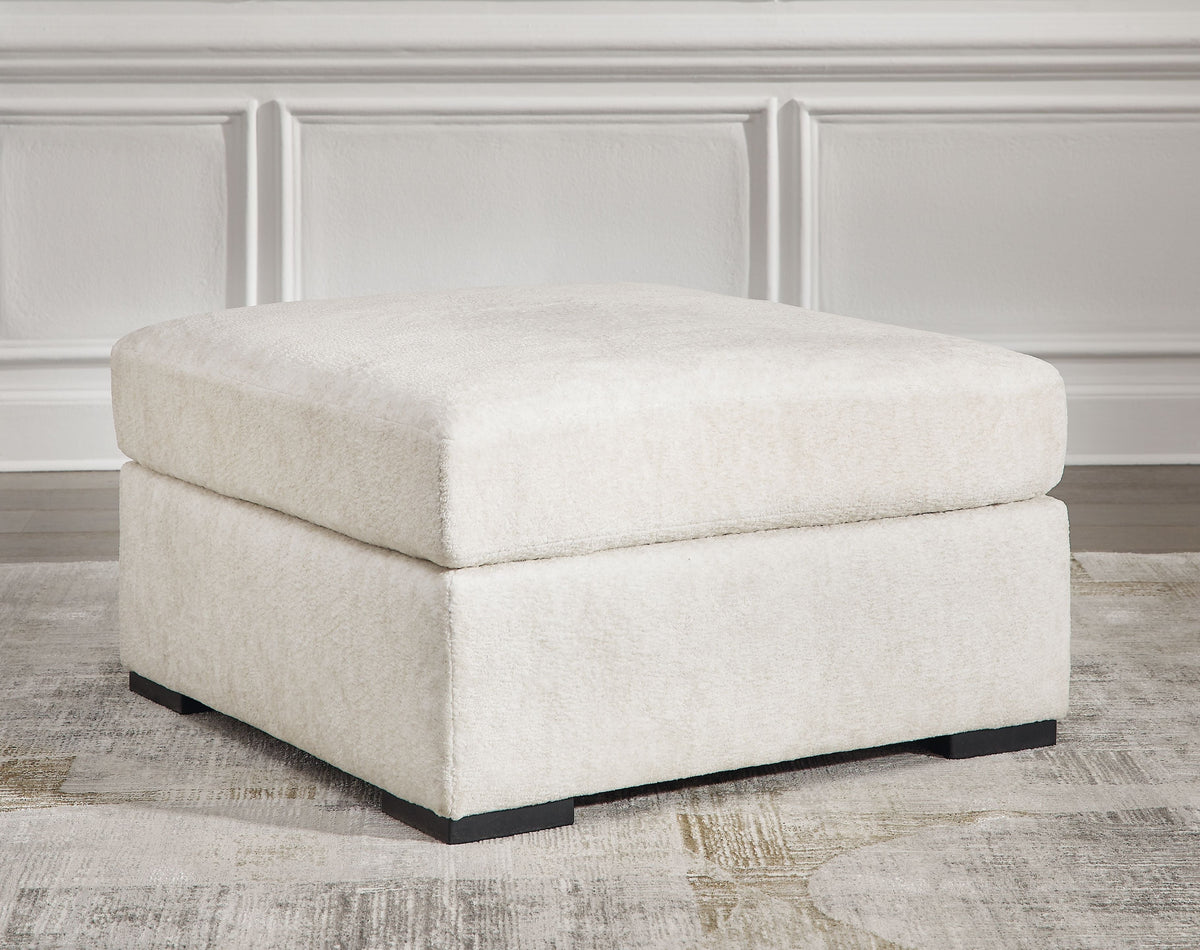 Chessington - Oversized Accent Ottoman - Ivory
