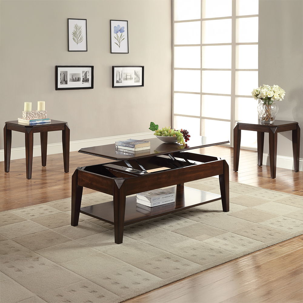 Docila - Coffee Table With Lift Top - Walnut