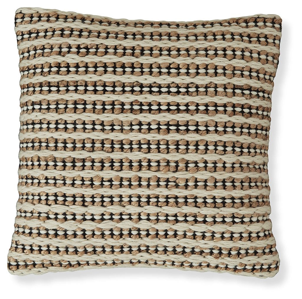 Nealington - Pillow (Set of 4) - Brown / Black / White