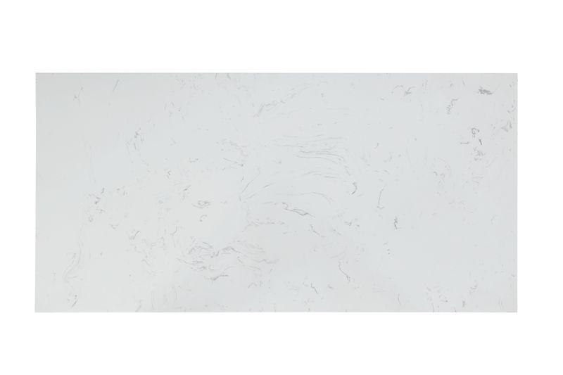 Rorratt - Kitchen Island - Marble Top & White
