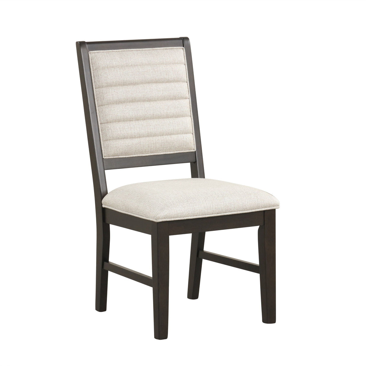 Plateau - Side Chair (Set of 2) - Rustic Espresso / Beige