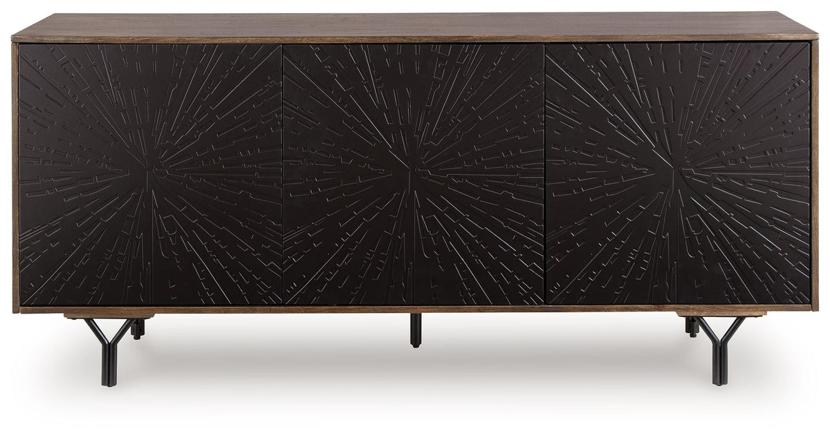 Lavinmont - Accent Cabinet - Multi Brown
