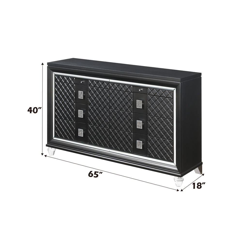 Sawyer - Dresser - Metallic Gray