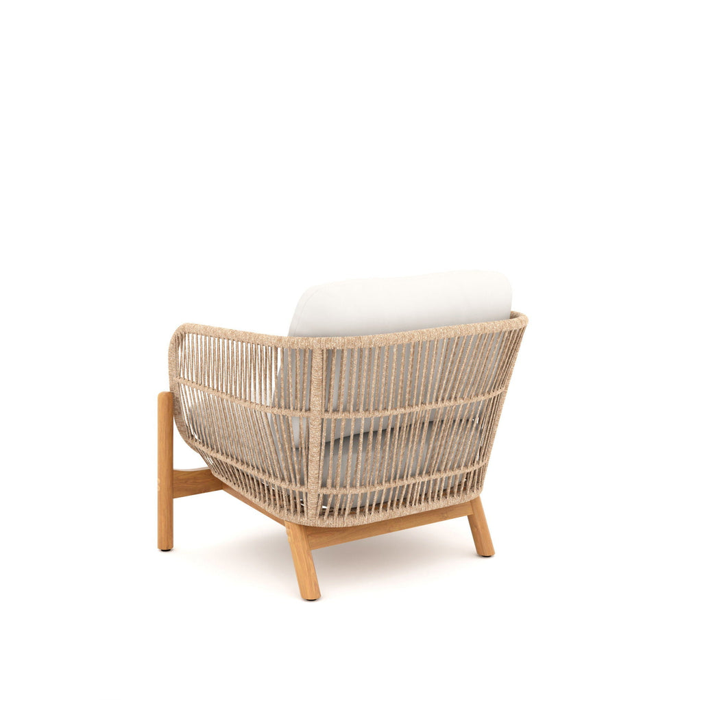 Solstice - Rope Club Chair (Set of 2) - Linen Beige
