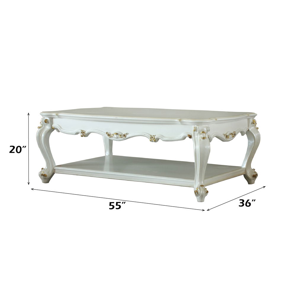 Picardy II - Coffee Table - Antique Pearl