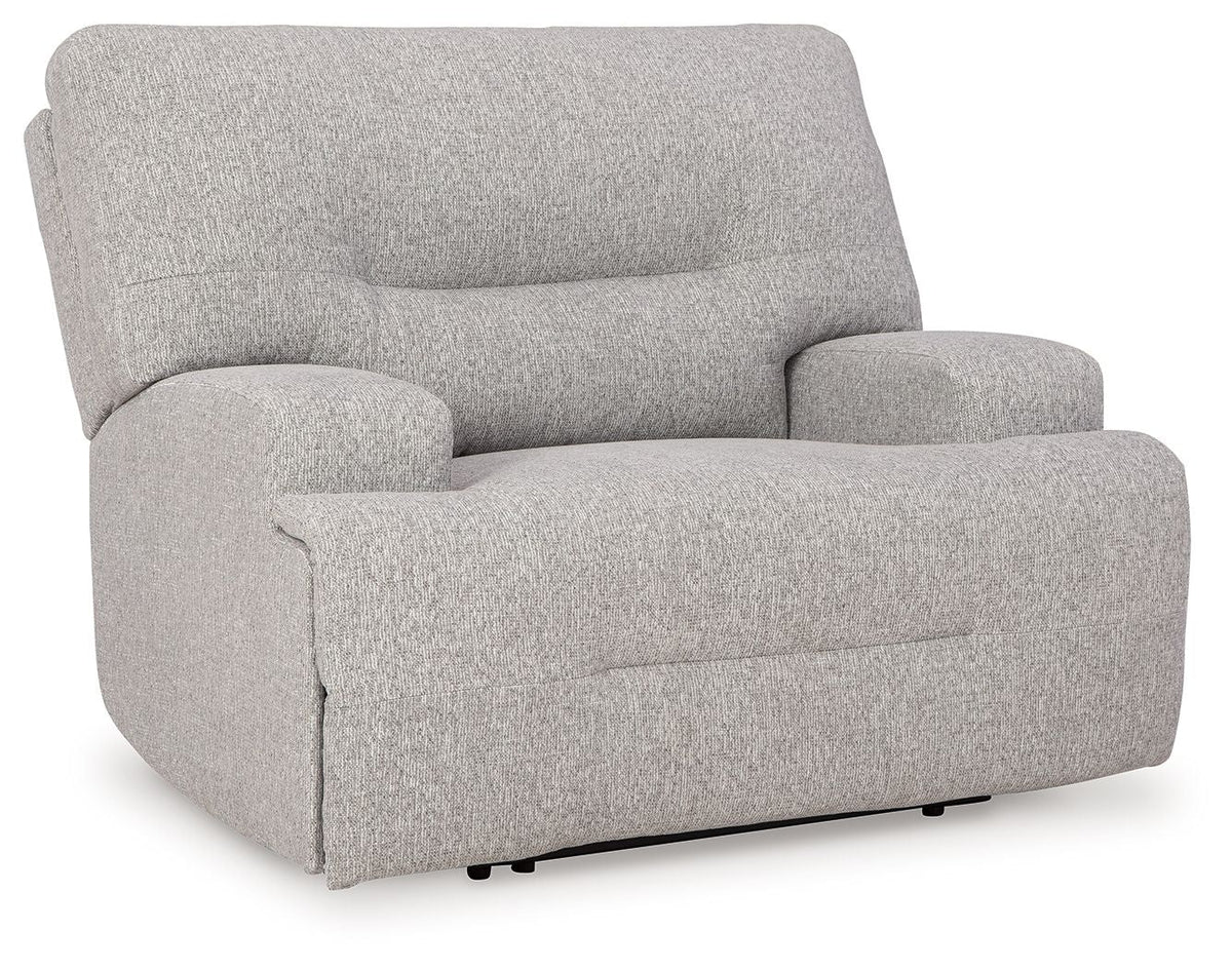 Acklen Place - Wide Seat Power Recliner - Pewter