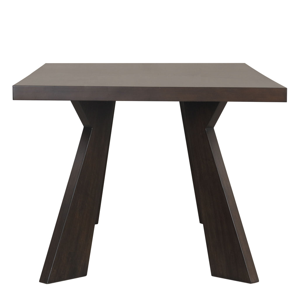 Chestnut Ridge - 5 Piece Dining Room Set (Round 72" Table & 4 Chairs) - Brown / Beige