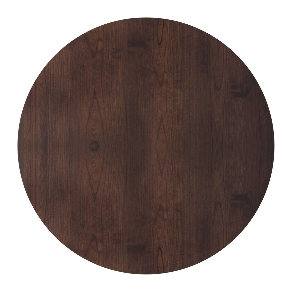 Tioga - 47" Round Table - Brown Cherry