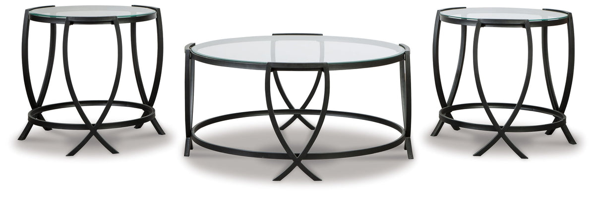 Tarrin - Occasional Table Set (Set of 3) - Black